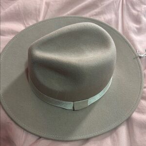 H&M Wool Fedora in Soft Brown